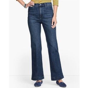 Talbots flawless five pocket high waist flare. Medium blue size 6 #132